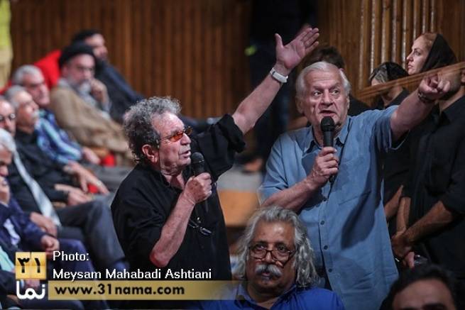 مجلس ترحیم عباس کیارستمی به روایت تصویر / کاش &quot;خانه دوست&quot; گرم و صمیمی شده بود به احترام او