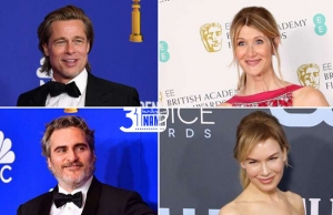 واکین فینیکس، رنی زلوگر، برد پیت و لارا درن جوایز اسکار ۲۰۲۱ را اهدا می‌کنند