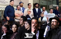 گزارش تصویری از حضور عوامل فیلم ایرانی 