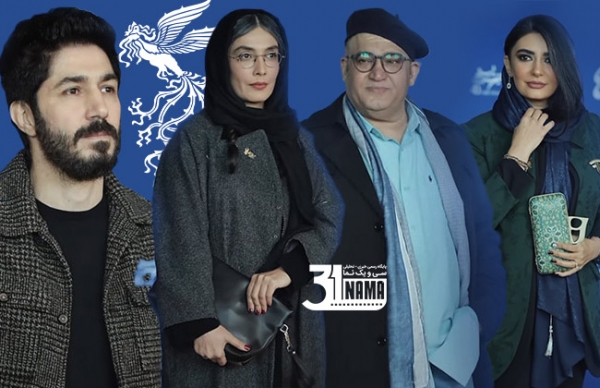 تصاویری از حضور بازیگران فیلم &quot;ضد&quot; در اکران دهمین روز چهلمین جشنواره فیلم فجر | یک نادر سلیمانی خوب