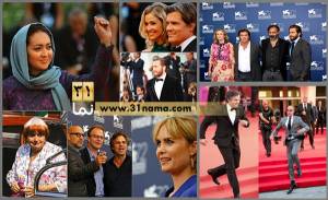 گزارش تصویری از فرش قرمز جشنواره ونیز با حضور نیکی کریمی، مارک روفالو، جیک جیلنهال و دیگر ستاره‌های سینما