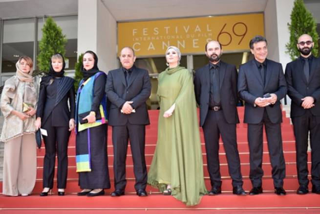 &quot;وارونگی&quot; با حضور سحر دولتشاهی، علی مصفا در جشنواره فیلم کن به نمایش در آمد