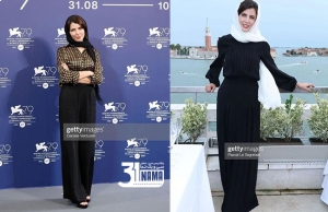 لیلا حاتمی در فوتوکال اعضای هیات داوران جشنواره ونیز ۲۰۲۲
